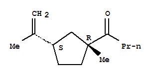 (9ci)-1-[(1r,3s)-1-甲基-3-(1-甲基乙烯)環(huán)戊基]-1-丁酮結(jié)構(gòu)式_791620-48-9結(jié)構(gòu)式