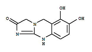 (9ci)-1,5-二氫-6,7-二羥基-咪唑并[2,1-b]喹唑啉-2(3h)-酮結(jié)構式_791726-07-3結(jié)構式