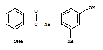 (9ci)-n-(4-羥基-2-甲基苯基)-2-甲氧基-苯甲酰胺結構式_791840-90-9結構式
