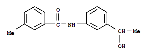 (9ci)-n-[3-(1-羥基乙基)苯基]-3-甲基-苯甲酰胺結(jié)構(gòu)式_791841-96-8結(jié)構(gòu)式