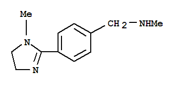 (9ci)-4-(4,5-二氫-1-甲基-1H-咪唑-2-基)-n-甲基-苯甲胺結(jié)構(gòu)式_792905-33-0結(jié)構(gòu)式