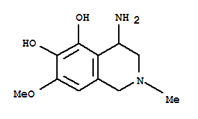 (9ci)-4-氨基-1,2,3,4-四氫-7-甲氧基-2-甲基-5,6-異喹啉二醇結(jié)構(gòu)式_793611-03-7結(jié)構(gòu)式