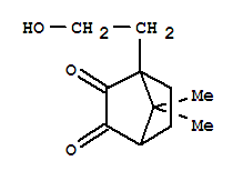 (9ci)-1-(2-羥基乙基)-7,7-二甲基-雙環(huán)[2.2.1]庚烷-2,3-二酮結構式_796842-09-6結構式