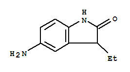(9ci)-5-氨基-3-乙基-1,3-二氫-2H-吲哚-2-酮結構式_797051-98-0結構式