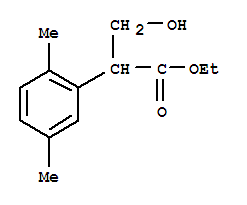 (9ci)-alpha-(羥基甲基)-2,5-二甲基-苯乙酸乙酯結(jié)構(gòu)式_797756-90-2結(jié)構(gòu)式