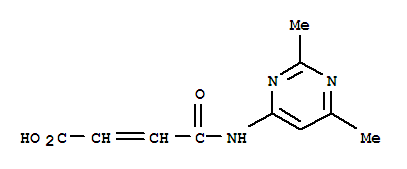 (9ci)-4-[(2,6-二甲基-4-嘧啶)氨基]-4-氧代-2-丁烯酸結(jié)構(gòu)式_797781-10-3結(jié)構(gòu)式