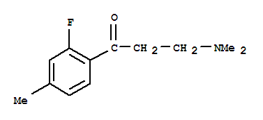 1-Propanone,3-(dimethylamino)-1-(2-fluoro-4-methylphenyl)-(9ci)Structure,797806-84-9Structure 1-Propanone,3-(dimethylamino)-1-(2-fluoro-4-methylphenyl)-(9ci) Structure,797806-84-9Structure