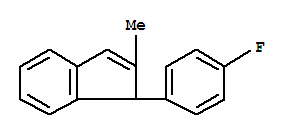 (9ci)-1-(4-氟苯基)-2-甲基-1H-茚結(jié)構(gòu)式_798553-54-5結(jié)構(gòu)式