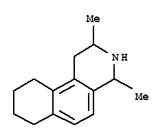 (8ci)-1,2,3,4,7,8,9,10-八氫-2,4-二甲基-苯[f]異喹啉結(jié)構(gòu)式_801144-21-8結(jié)構(gòu)式