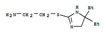 (8ci)-2-[(2-氨基乙基)硫代]-4,4-二乙基-2-咪唑啉結構式_801993-55-5結構式