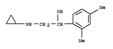 (8ci)-alpha-[(環(huán)丙基氨基)甲基]-2,4-二甲基-芐醇結構式_802264-91-1結構式