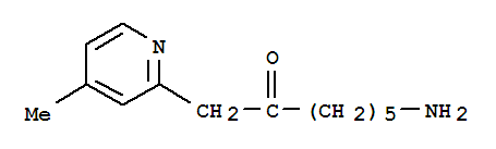 (8ci)-7-氨基-1-(4-甲基-2-吡啶)-2-庚酮結構式_802283-53-0結構式