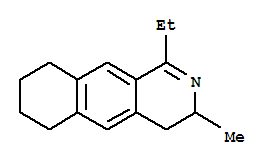 (8ci)-1-乙基-3,4,6,7,8,9-六氫-3-甲基-苯[g]異喹啉結(jié)構(gòu)式_802828-60-0結(jié)構(gòu)式
