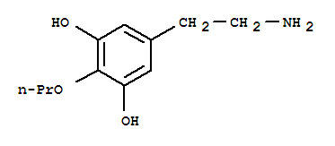 (8ci)-5-(2-氨基乙基)-2-丙氧基鄰苯二酚結(jié)構(gòu)式_802862-53-9結(jié)構(gòu)式