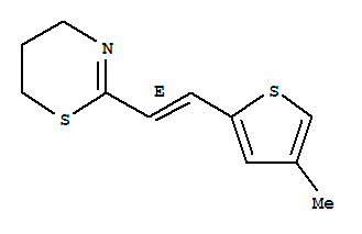 (e)-(8ci)-5,6-二氫-2-[2-(4-甲基-2-噻吩)乙烯基]-4H-1,3-噻嗪結(jié)構(gòu)式_802884-55-5結(jié)構(gòu)式
