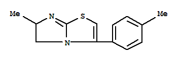 (8ci)-5,6-二氫-6-甲基-3-對甲苯-咪唑并[2,1-b]噻唑結(jié)構式_803626-65-5結(jié)構式