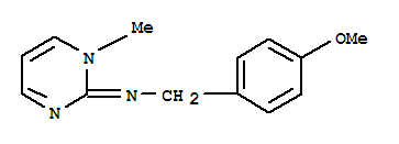 (9ci)-4-甲氧基-n-(1-甲基-2(1h)-嘧啶)-苯甲胺結(jié)構(gòu)式_805196-35-4結(jié)構(gòu)式