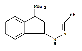(9ci)-3-乙基-1,4-二氫-N,N-二甲基-茚并[1,2-c]吡唑-4-胺結(jié)構(gòu)式_805197-73-3結(jié)構(gòu)式