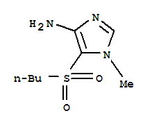 (9ci)-5-(丁基磺?；?-1-甲基-1H-咪唑-4-胺結(jié)構(gòu)式_806639-63-4結(jié)構(gòu)式