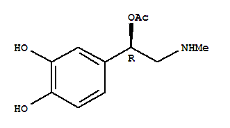 (9ci)-4-[(1r)-1-(乙?；趸?-2-(甲基氨基)乙基]-1,2-苯二醇結(jié)構(gòu)式_806641-73-6結(jié)構(gòu)式