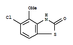 (9ci)-5-氯-4-甲氧基-2(3H)-苯并噻唑酮結(jié)構(gòu)式_80689-17-4結(jié)構(gòu)式