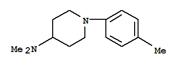 Piperidine, 4-dimethylamino-1-p-tolyl-(4ci)Structure,808758-68-1Structure Piperidine, 4-dimethylamino-1-p-tolyl-(4ci) Structure,808758-68-1Structure