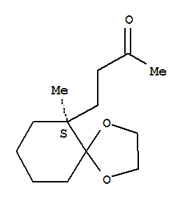 (9ci)-4-[(6s)-6-甲基-1,4-二噁螺[4.5]-6-癸基]-2-丁酮結(jié)構(gòu)式_812639-24-0結(jié)構(gòu)式