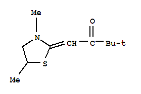 (9ci)-1-(3,5-二甲基-2-噻唑啉基)-3,3-二甲基-2-丁酮結構式_816455-93-3結構式