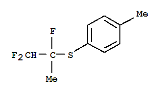 (9ci)-1-甲基-4-[(1,2,2-三氟-1-甲基乙基)硫代]-苯結(jié)構(gòu)式_817562-60-0結(jié)構(gòu)式