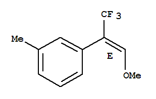 (9ci)-1-[(1e)-2-甲氧基-1-(三氟甲基)乙烯]-3-甲基-苯結(jié)構(gòu)式_819865-99-1結(jié)構(gòu)式