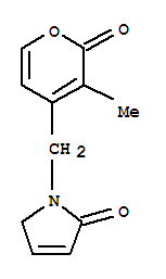 (9ci)-1,5-二氫-1-[(3-甲基-2-氧代-2H-吡喃-4-基)甲基]-2H-吡咯-2-酮結構式_820986-35-4結構式