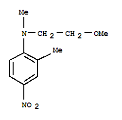 (9ci)-n-(2-甲氧基乙基)-n,2-二甲基-4-硝基-苯胺結(jié)構(gòu)式_821776-66-3結(jié)構(gòu)式