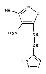3-甲基-4-硝基-5-[2-(1H-吡咯-2-基)乙烯]-異噁唑結(jié)構(gòu)式_835898-34-5結(jié)構(gòu)式