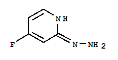 4-氟-2-肼基吡啶結構式_837364-92-8結構式