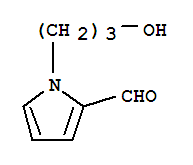 (9ci)-1-(3-羥基丙基)-1H-吡咯-2-羧醛結(jié)構(gòu)式_84497-69-8結(jié)構(gòu)式