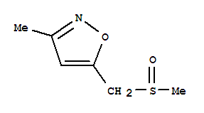 (9ci)-3-甲基-5-[(甲基亞磺?；?甲基]-異噁唑結(jié)構(gòu)式_84654-08-0結(jié)構(gòu)式