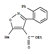 (9CI)-3-[1,1-聯(lián)苯]-2-基-5-甲基-4-異噁唑羧酸乙酯結(jié)構(gòu)式_848186-84-5結(jié)構(gòu)式