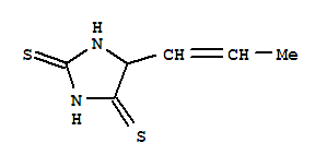 5-(1-丙烯-1-基)-2,4-咪唑啉二硫酮結(jié)構(gòu)式_857767-87-4結(jié)構(gòu)式