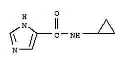 n-環(huán)丙基-1H-咪唑-5-羧酰胺結構式_869491-11-2結構式