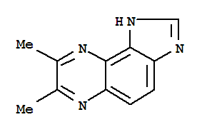(9ci)-7,8-二甲基-1H-咪唑并[4,5-f]喹噁啉結(jié)構(gòu)式_87967-70-2結(jié)構(gòu)式