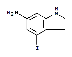 (9ci)-4-碘-1H-吲哚-6-胺結(jié)構(gòu)式_885520-52-5結(jié)構(gòu)式
