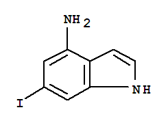 (9ci)-6-碘-1H-吲哚-4-胺結(jié)構(gòu)式_885520-58-1結(jié)構(gòu)式