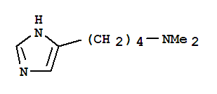 N,N-二甲基-1H-咪唑-5-丁胺結(jié)構(gòu)式_887277-24-9結(jié)構(gòu)式