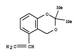 (9ci)-5-乙烯-2,2-二甲基-4H-1,3-苯并二噁英結(jié)構(gòu)式_887577-10-8結(jié)構(gòu)式