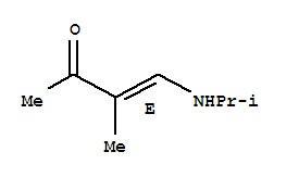 (e)-(9ci)-3-甲基-4-[(1-甲基乙基)氨基]-3-丁烯-2-酮結(jié)構(gòu)式_89029-69-6結(jié)構(gòu)式