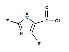 (9ci)-2,5-二氟-1H-咪唑-4-羰酰氯結(jié)構(gòu)式_89676-64-2結(jié)構(gòu)式