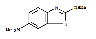 (7ci)-6-(二甲基氨基)-2-(甲基氨基)-苯并噻唑結(jié)構(gòu)式_90872-47-2結(jié)構(gòu)式
