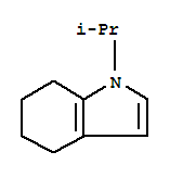 (9ci)-4,5,6,7-四氫-1-(1-甲基乙基)-1H-吲哚結構式_91322-88-2結構式