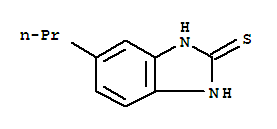 (9ci)-1,3-二氫-5-丙基-2H-苯并咪唑-2-硫酮結(jié)構(gòu)式_92806-74-1結(jié)構(gòu)式