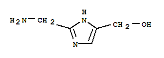 2-(氨基甲基)-1H-咪唑-5-甲醇結(jié)構(gòu)式_928631-39-4結(jié)構(gòu)式
